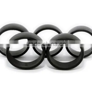 100% Premium Silicone Wedding Band,High Performance Men's Silicone Wedding Ring thumbnail-2