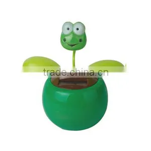 Custom Printing Flip Flap Plastic Dancing Solar Flower Pot thumbnail-5