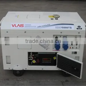 Double- Cylinder Factory Price Electric Start 12kva Diesel Generator thumbnail-3