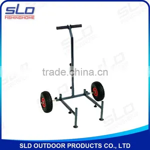 Foldable Fishing Tackle Trolly With Two Wheels thumbnail-1