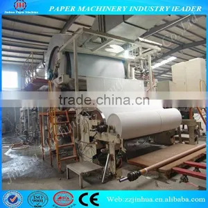 Waste Paper Recycling Plant Tissue Paper Machine, Facial Paper Machine thumbnail-1