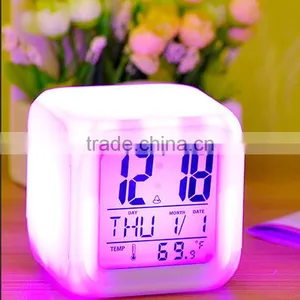 Color Changing Alarm Clock Digital Alarm Clock Promotional Gift Alarm Clock thumbnail-3