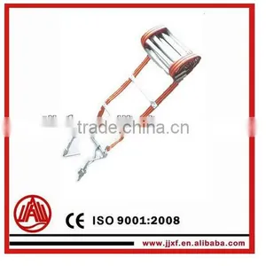 100% Factory Pruduce Escape Folding Aluminum Rope Ladder thumbnail-1