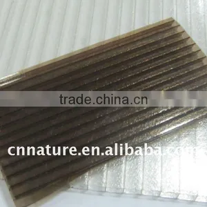 Clear and Crstal Polycarbonate Hollow Sheet With 10 Years Warranty thumbnail-1