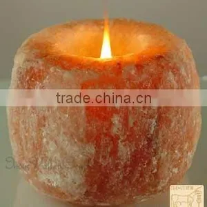 Rock Salt Candle Holders thumbnail-1