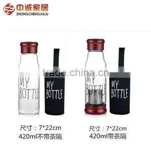 Korea Hot New Product Manufacturing BPA Free My Bottle Fruit Juice Glass Bottle,Fruit Infuser Water Bottle,Plastic Juice Bottle thumbnail-4