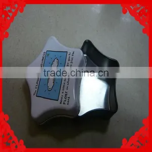 Star Shape 2 Pieces Tin Box With Shrunken Neck thumbnail-1