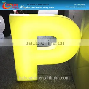 China Wholesale Plastic Led Letters Light Lamp for Adverdisement With 16 Changeable Colors thumbnail-1