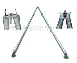Aluminum Alloy A-shape Tubular Gin Pole thumbnail-1