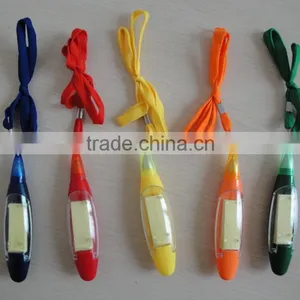 Best Gift Plastic Ball Pen,notepad Ballpen With Neck Cord,promotional Pen thumbnail-2