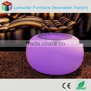 Luminous Bar Stool ,plastic ,table and Chairs With Light thumbnail-3