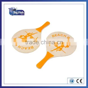 Wave Runner Beach Rackets Set Paddle Racket Tennis Wooden Beach Summer Sports thumbnail-1