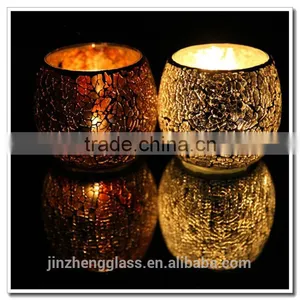 Round Mosaic Tealight Holder thumbnail-1