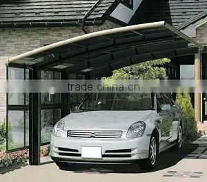 High Quality Portable Polycarbonate Roof and Aluminum Carport thumbnail-1
