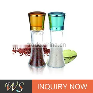 WS-PP11 WS-PP05 High Quality Manual Pepper Mill Purple Color Salt and Pepper Grinder Set thumbnail-1