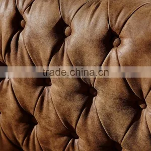 Luxury Classic Living Room Furniture Tufted Vintage Sectional Sofa Set thumbnail-2