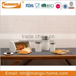 Simple Metal Kitchen Canister Set thumbnail-1