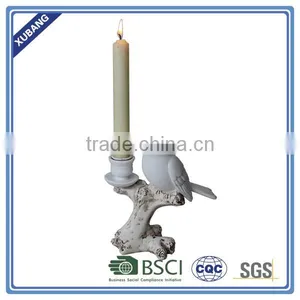 Chinese Poly Resin Wholesale NEW DESIGN Bird and Twig Candle Holder thumbnail-1