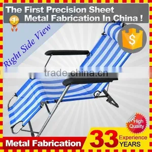 Lightweight Portable Folding Sun Lounger With Head Pillow thumbnail-3