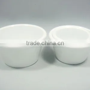 White Solid Melamine Sauce Dish thumbnail-1