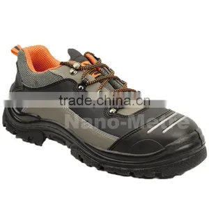 NMSAFETY Cow Split Leather PU Sole Fashion Safety Shoes With Steel Toe Cap Work Shoes thumbnail-1