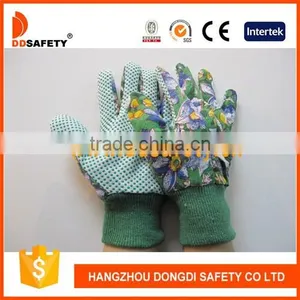 DDSAFETY 2017 Gardening Glove With PVC Dotted On Palm Safety Working Glove thumbnail-1