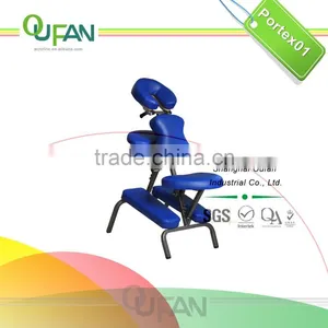 Oufan Metal Frame Massage Chair Portex01 With Adjustable Headrest, Chest Pad, Seat Pad, Knee Pad, Armrest thumbnail-1