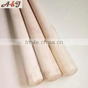 30mm Dia. Shovel and Rake Wood Stick for Garden Used thumbnail-1