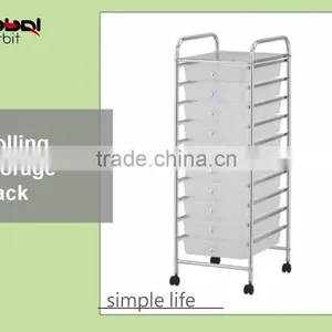 Home Organizer Multi-purpose Colorful Modern Design Stackable Plastic PP Storage Drawer thumbnail-5