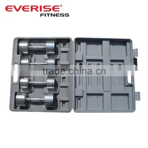 Chrome Dumbbell Set With Carrying Box thumbnail-1