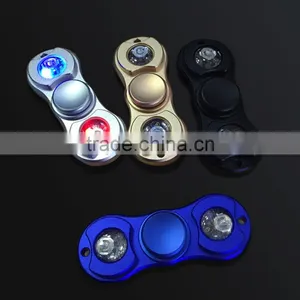 2017 New Hot Anti Stress Hand Tri-Spinner LED Noctilucent Fidget Finger Toy EDC For Kid/Adult thumbnail-1