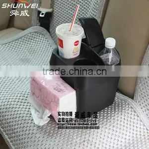 Car Garbage Box Drink Holder Storage Box thumbnail-4