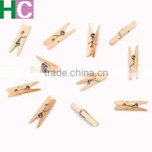 2.5cm Mini Spring Wooden Clip for Sale thumbnail-1