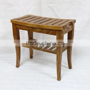 High Quality Teak Wood Stool thumbnail-1