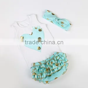 Wholesale Baby Clothing Set , Gold Baby Cotton Outift, New Style Clothes in Stock thumbnail-1