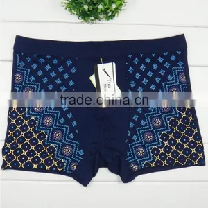 Good Quality Boxer Short Bamboo Fiber Men Briefs Underwear Boxer Shorts thumbnail-6