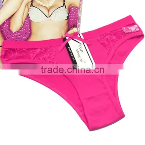 Sexy Hot Teen Girls Briefs Breathable Cotton Lady Panties Solid Colors Underwear thumbnail-3