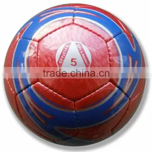 Training PU Double Tone Soccer Ball Red Color Size 5 thumbnail-1