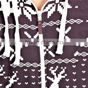 PA0007A All Over Reindeer Printed Xxxl Onesie for Men thumbnail-4