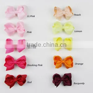 2.5inch Ribbon Bows/hair Bows/grosgrain Ribbon Bow/chunky Bows thumbnail-1