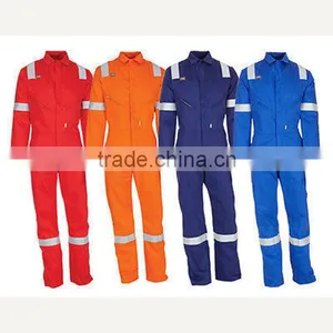 New Safety Working Overall Uniforms Reflective Orange Overall Worker Uniforms thumbnail-1