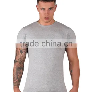 95cotton 5spandex Muscle Mens Tight Fit t Shirt thumbnail-5