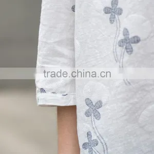 Casual Blouse Summer Blouse Fashion Loose Style Blouse for Young Ladies thumbnail-5