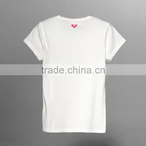 Cheap White Tshirt China Factory Price Ladies Tshirt thumbnail-2
