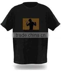 Latest New Design el Sound Actived T-shirt for 2013 thumbnail-1