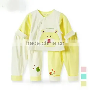 Wholesale Spring Kids Chothing Set For Boys and Girls Bear Suits Long Sleeve Shirts and Pants thumbnail-1