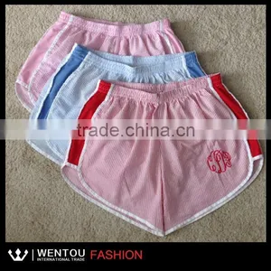 New Arrival Monogrammed Running Seersucker Shorts thumbnail-5