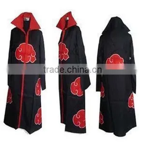 Walson Clothes Apparel Naruto Akatsuki Itachi Tobi Mantel Umhang Coat Cosplay Costume thumbnail-1