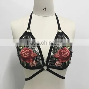 2017 Ladies Latest Design With Lace Bra thumbnail-3