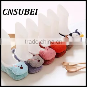 Korean Design Baby Cute Cartoon Fuzzy Anti-slip Floor Winter Sock thumbnail-1